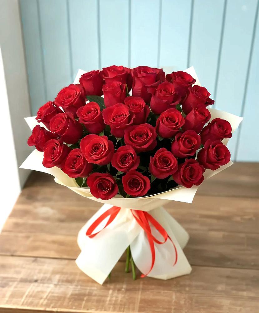 Букет 29 Красных роз в Восточный Тульская область
