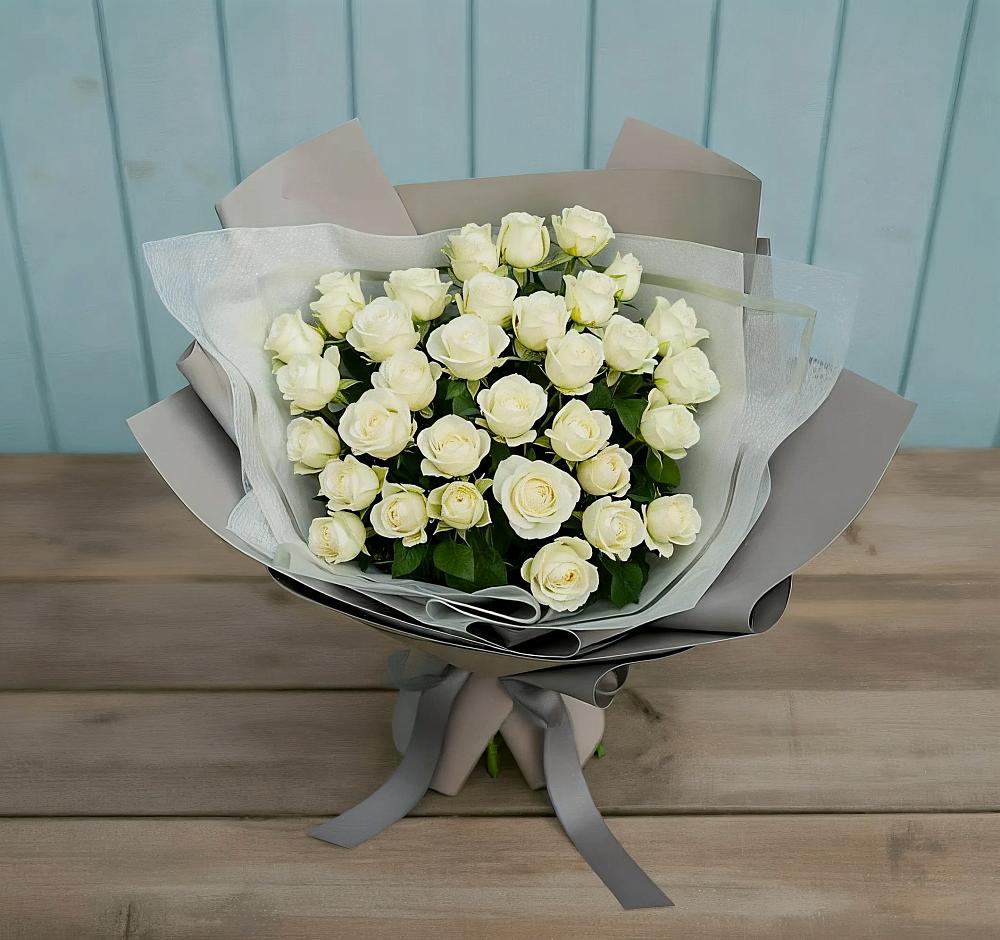 Букет Белоснежная нежность в Восточный Тульская область