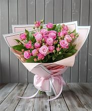 Букет Розовый кустик в Восточный Тульская область