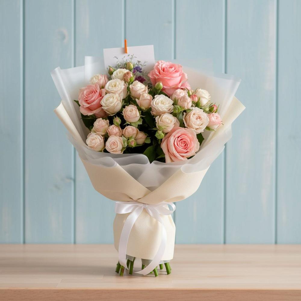 Букет цветов из: Розы в Восточный Тульская область