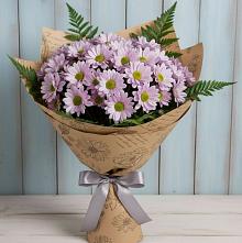 Букет цветов из:  Хризантемы в Восточный Тульская область