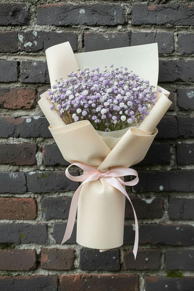 Букет цветов из: Гипсофила в Восточный Тульская область