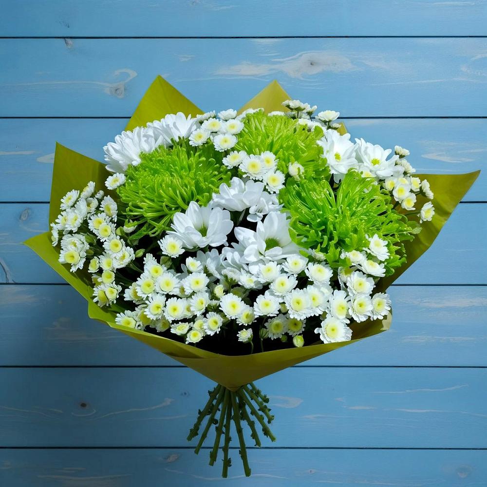 Букет цветов из: Хризантемы в Восточный Тульская область