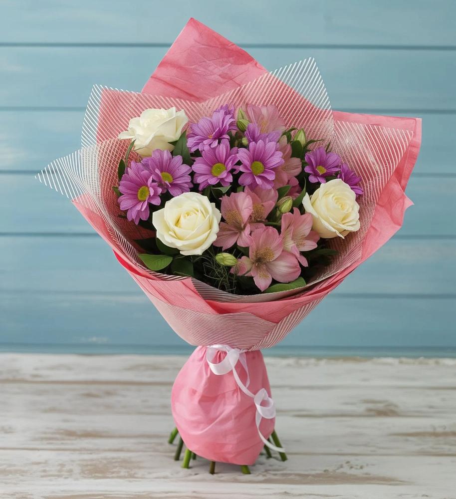 Букет цветов из: Герберы в Восточный Тульская область