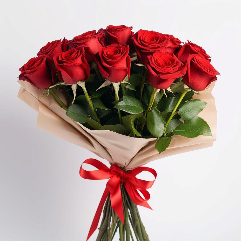 Букет 11 Красных роз Эдлесс Лав в Восточный Тульская область