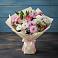 Букет цветов из: Хризантемы, Альстромерии и Розы в Восточный Тульская область